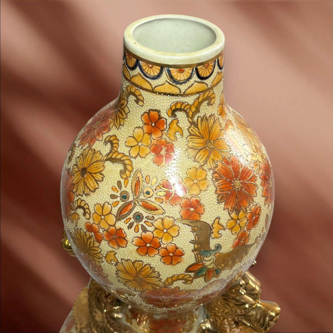 古美術瓢箪花柄華壺 古美術瓢箪花柄華壺