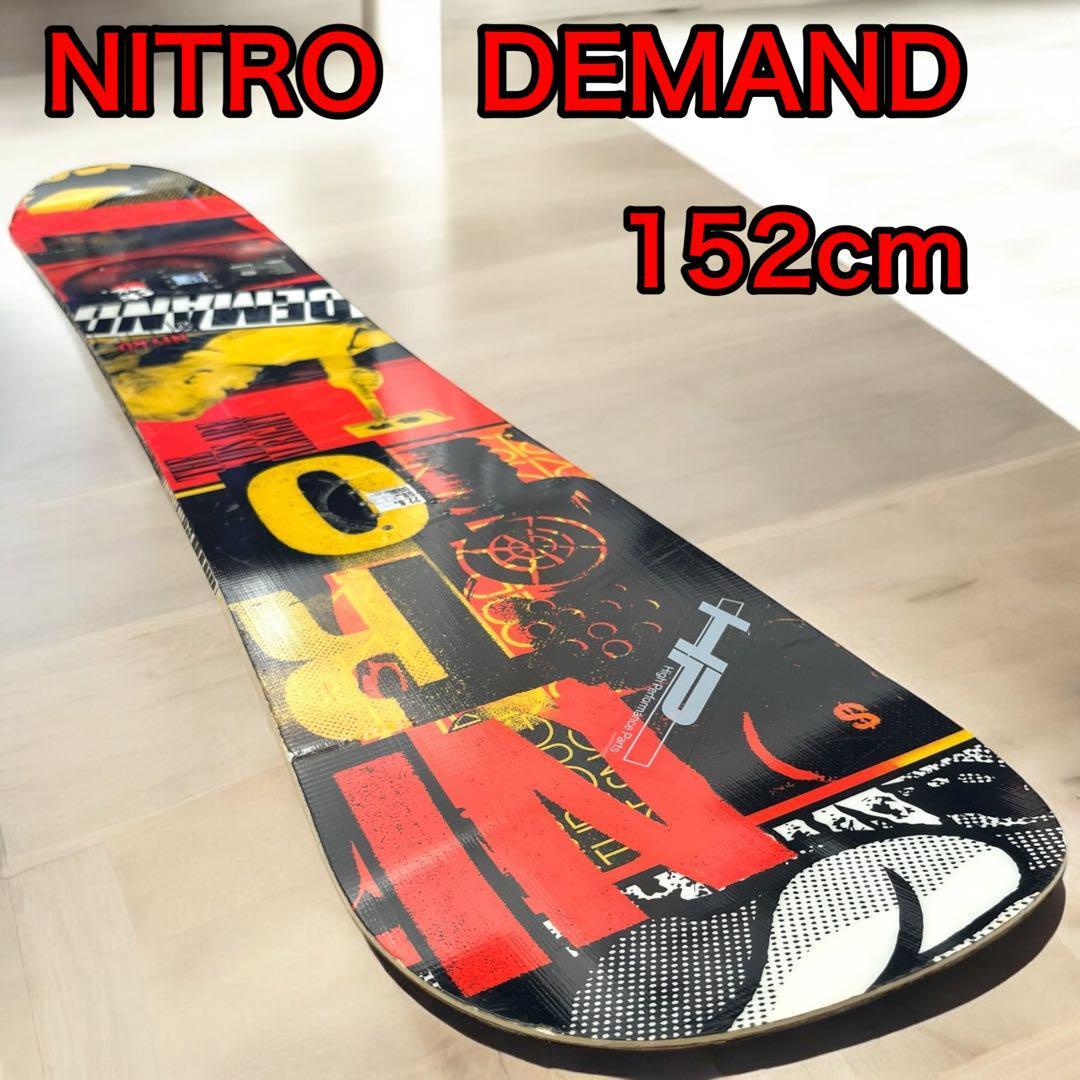 NITRO ナイトロ DEMAND ディマンド スノーボード　152cm キャンバー レッド ブラック イエロー
