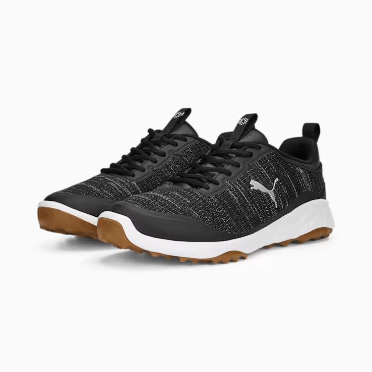 PUMA FUISON PRO 377041 【プーマ】【スパイクレス】【サイズ：25.5cm】【カラー：03 Black/Silver】【GolfShoes】