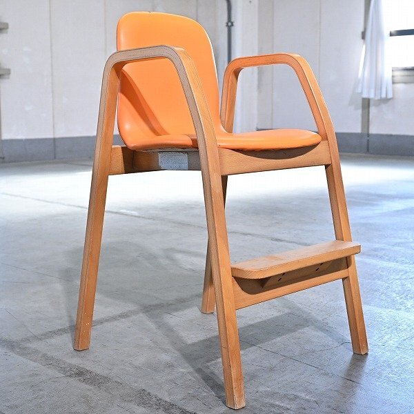 天童木工 5萬(wàn)「T-5268WB-NT」キッズチェア ホワイトビーチ材 成形合板 プライウッド 曲げ木 乳幼児 子ども ベビー 赤ちゃん 椅子 Tendo