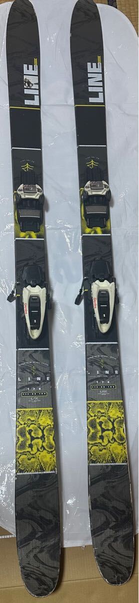 LINE スキー　ラインスキー　line ski LINESKI フリースタイルスキー　　ツインチップ