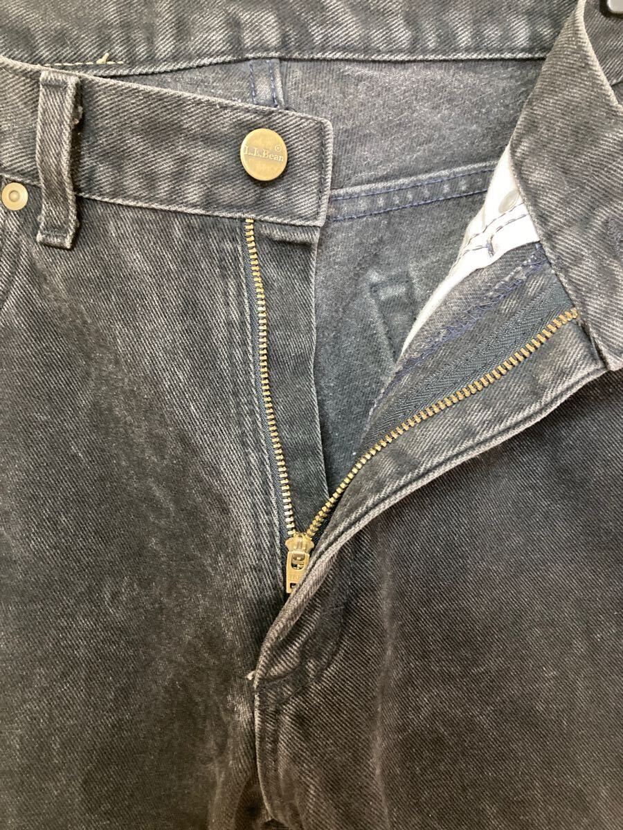 90s USA製 L.L.Bean ブラック デニム パンツ ジーンズ w30 Lee LEE リー エルエルビーン アメリカ製 米国製 l.l.bean サルファブラック