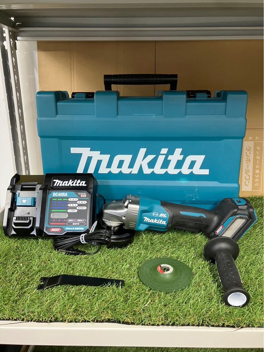 makita マキタ 充電式ディスクグラインダ 充電器 付属品あり GA019G 【0153K】