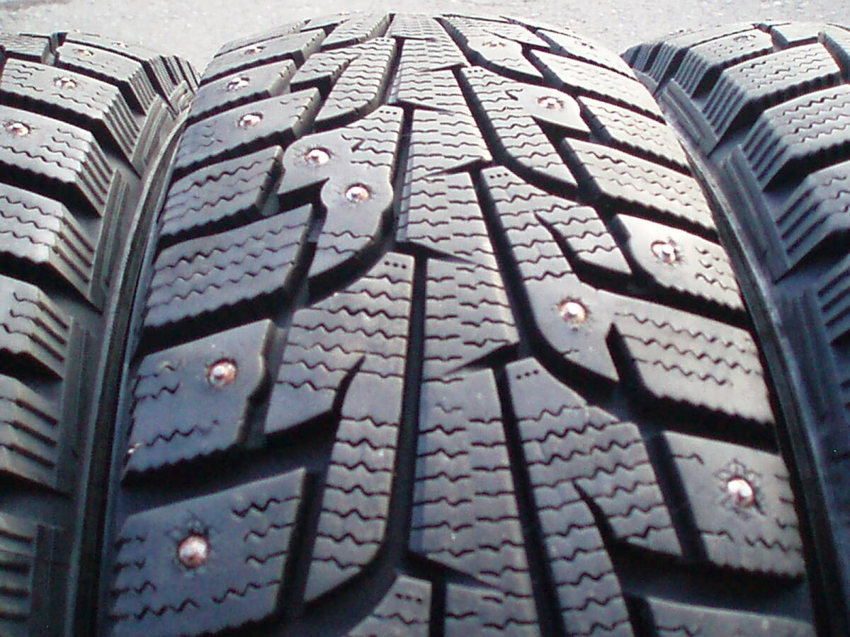 155/65R14 ハンコック スパイクタイヤ 中古4本セット 2017年製 155/65R14 ハンコック スパイクタイヤ 中古4本セット 2017年製