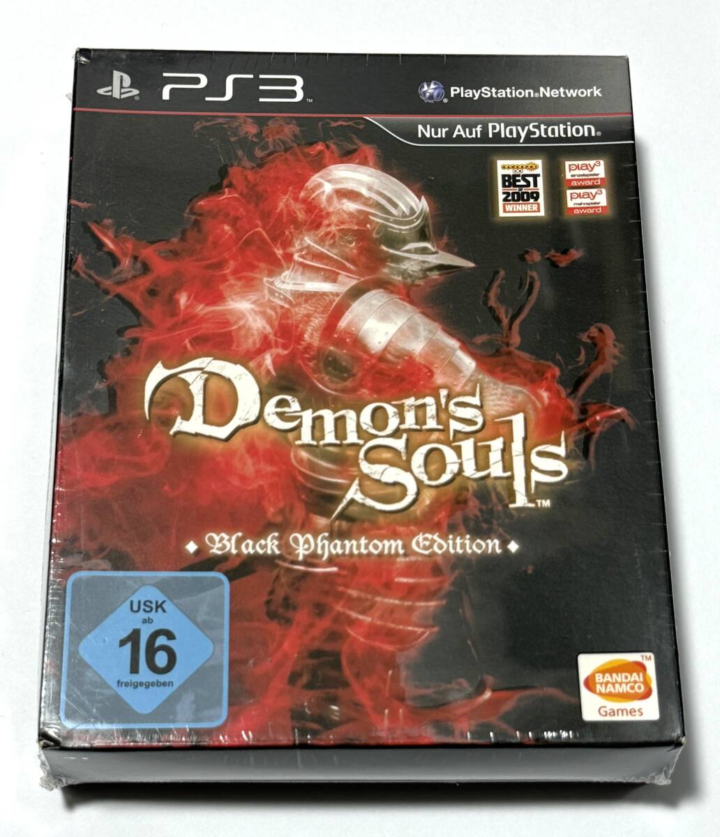未開封品 PS3 Demon's Souls 欧州限定版 Black Phantom Edition デモンズソウル フロムソフトウェア ブラックファントムエディション