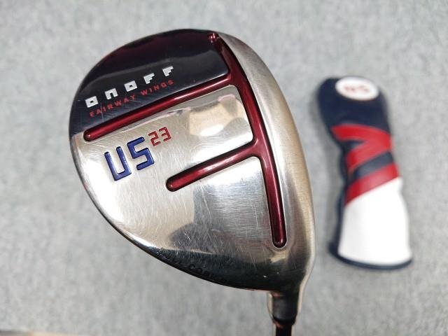 オノフ 赤 2020 ONOFF FAIRWAY WINGS AKA アカ UT ユーティリティー U5 23° 純正カーボン SMOOTH KICK MP-520U (SR) 日本仕様