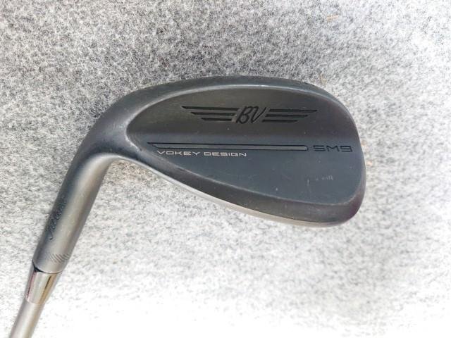 左用 タイトリスト VOKEY ボーケイ SM9 ジェットブラック 60°/14° Kグラインド SteelFiber Private Reserve i120 (WEDGE) レフティー