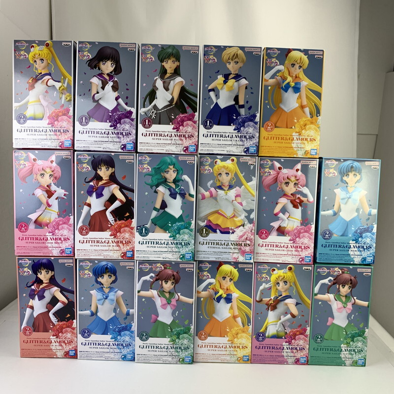 【SALE/37%OFF】 FUZ【未使用品】美少女戦士セーラームーン GLITTER&GLAMOURS 17体セット 月野うさぎ ちびうさ 水野亜美 他〈040-250109-KY-23-FUZ〉 美少女戦士セーラームーン