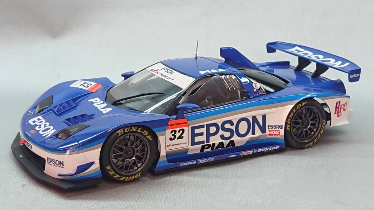 エプソン NSX 2006　1/24 タミヤ デカール替え　2006年 SuperGT NakajimaRacing ロイック デュバル / 武藤英紀