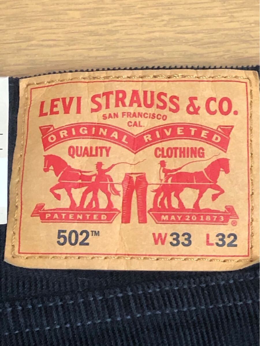 Levi's 502 TAPER CORDUROY BLACK W33 L32