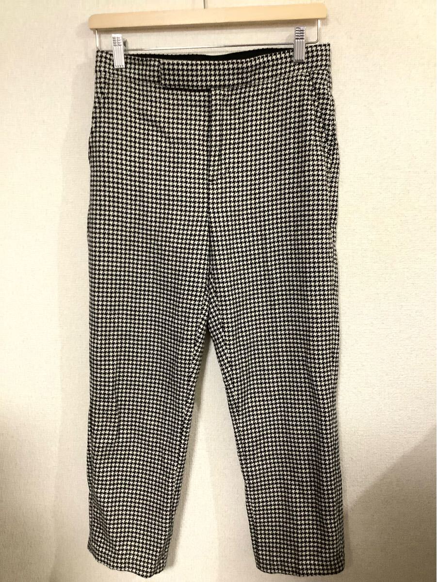 POLO RALPHLAUREN ラルフローレン　千鳥格子　ウールパンツ　テーパード　セレクト　レディース　古著　0
