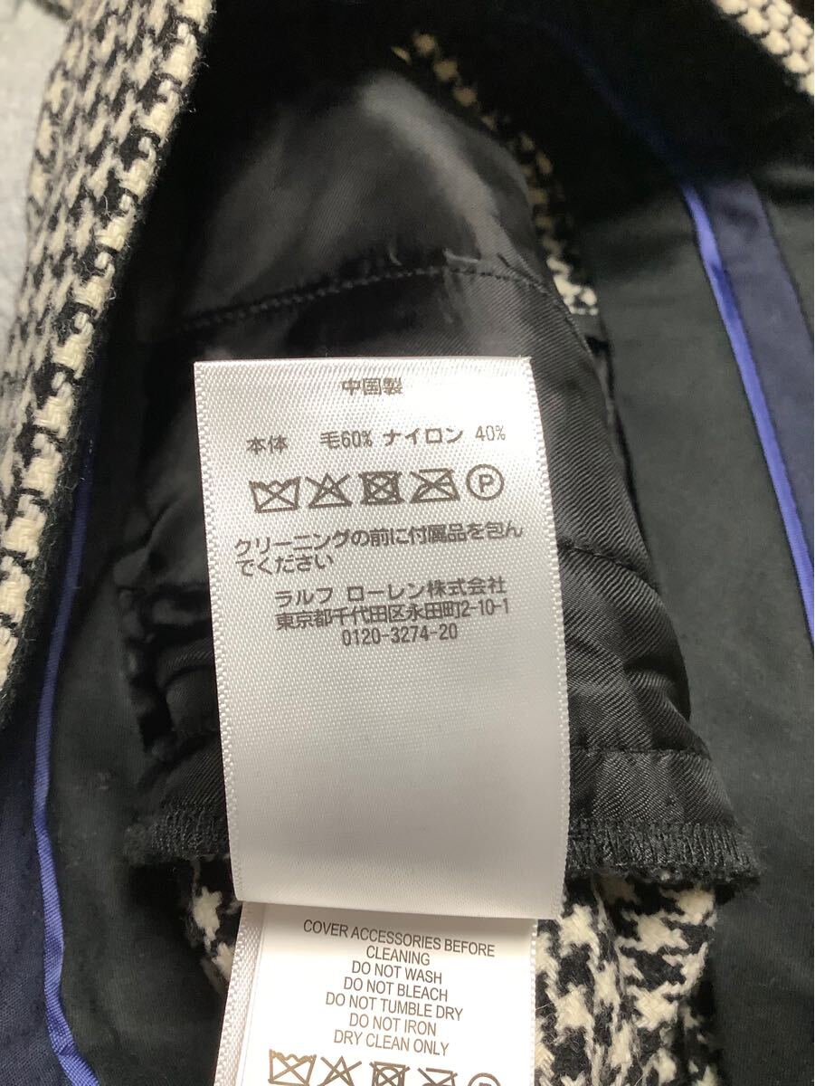 POLO RALPHLAUREN ラルフローレン　千鳥格子　ウールパンツ　テーパード　セレクト　レディース　古著　0