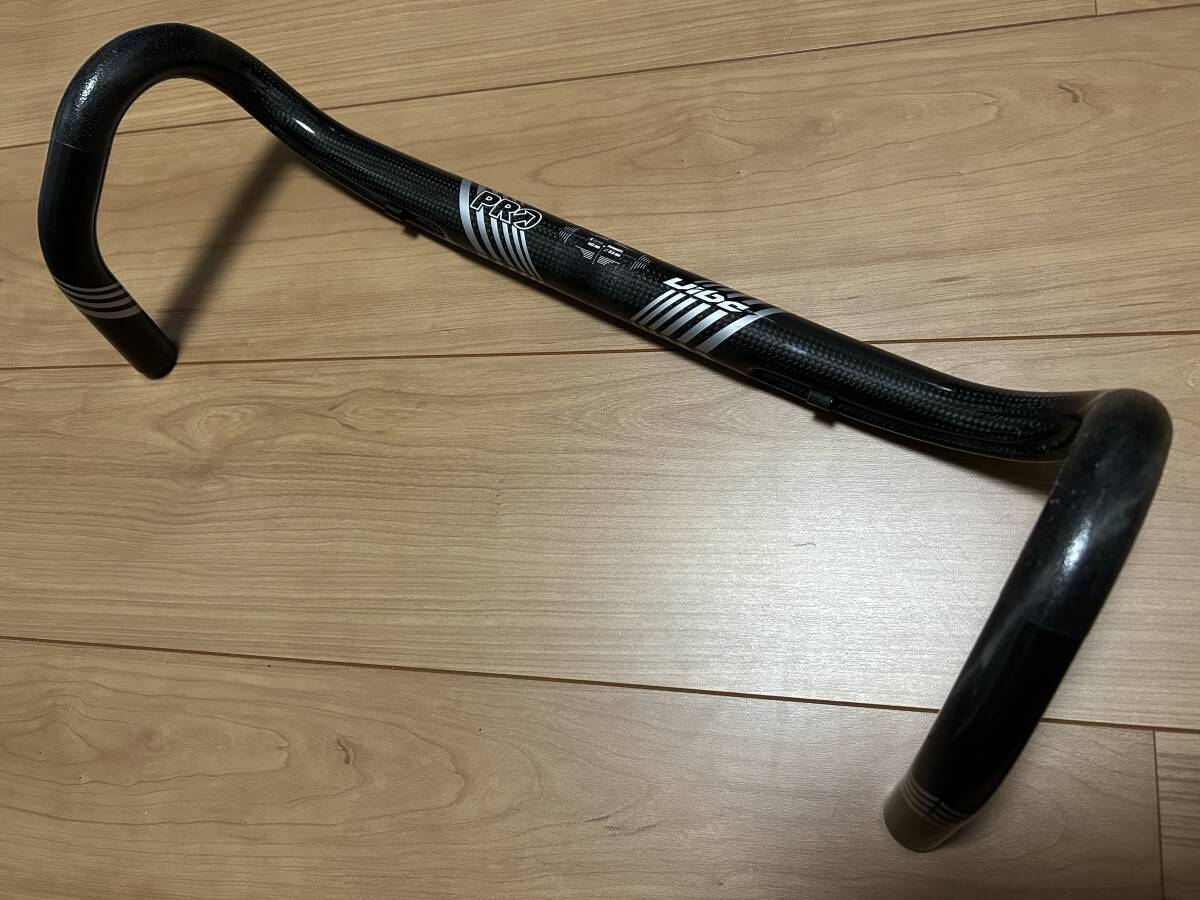 ☆シマノPRO VIBE(バイブ)カーボン アナトミック ドロップバー(440mm Φ31.8 3K Carbon)☆