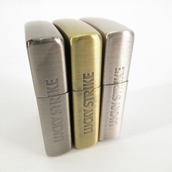 Bibian 比比昂- ZIPPO/ジッポーLUCKY STRIKE/ラッキーストライク2005 Original ZIPPO Collection Series 木箱入り3点セット/000 - Bibian 比比昂日本代標 Bibian 比比昂- ZIPPO/ジッポーLUCKY STRIKE/ラッキーストライク2005 Original ZIPPO Collection Series 木箱入り3点セット/000 - Bibian 比比昂日本代標