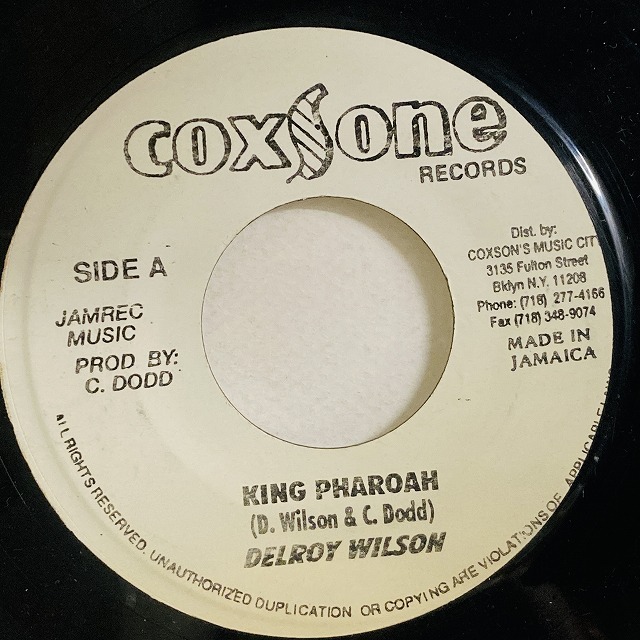 DELROY WILSON / KING PHARAOAH (7インチシングル)