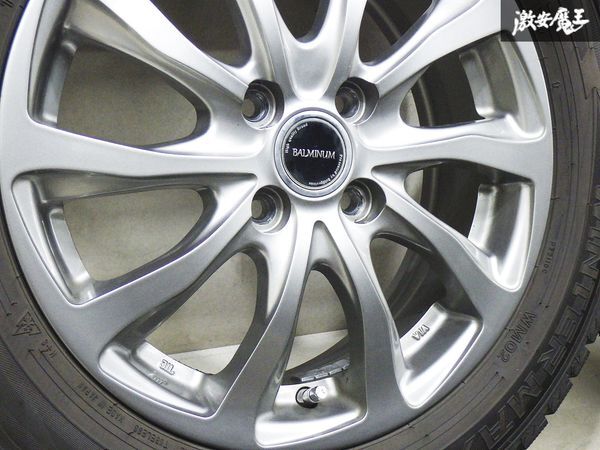 !_*[ шероховатость гора Dunlop зимний есть!]BRIDGESTONE BALMINUM 15 дюймовый 5.5J +50 185/60R15 2023 год производства зимние шины aqua Fit полки S-4