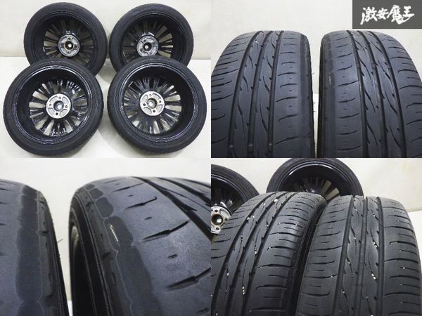 ●RAYS レイズ STRATAGIA VOUGE ストラテジーア ヴォウジェ 16×5.5J +45 PCD100 4穴 色:VO + ダンロップ 夏タイヤ N-BOX スペーシア 棚R-2