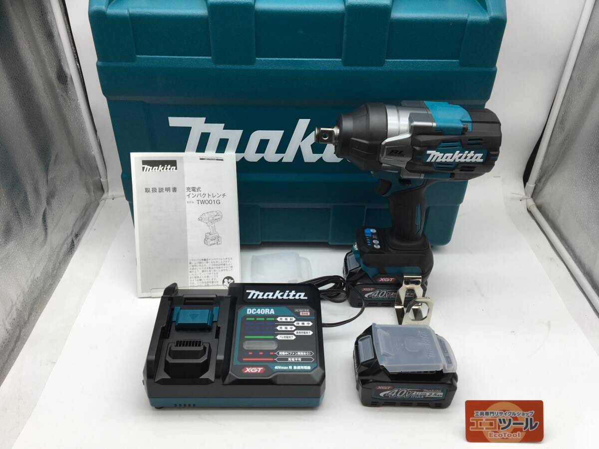 【未使用】☆Makita/マキタ 40V充電式インパクトレンチ TW001GRDX [ITSA4S8ZU1QP]