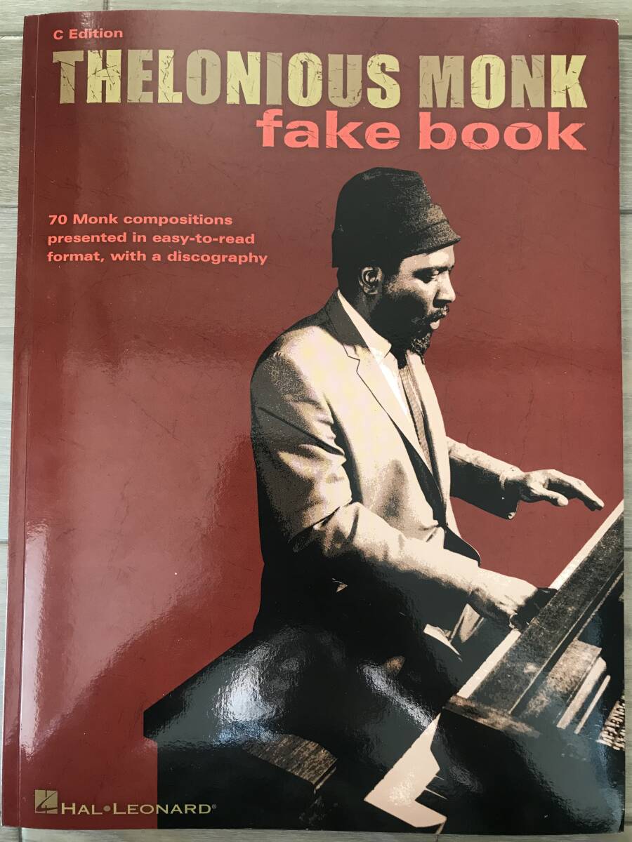 Thelonious Monk Fake Book - C Edition セロニアス・モンク キー Real リアル フェイク ブック 曲集