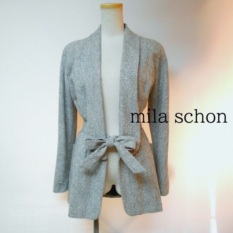 848689 mila schon ミラショーン グレー系 ジャケット 42