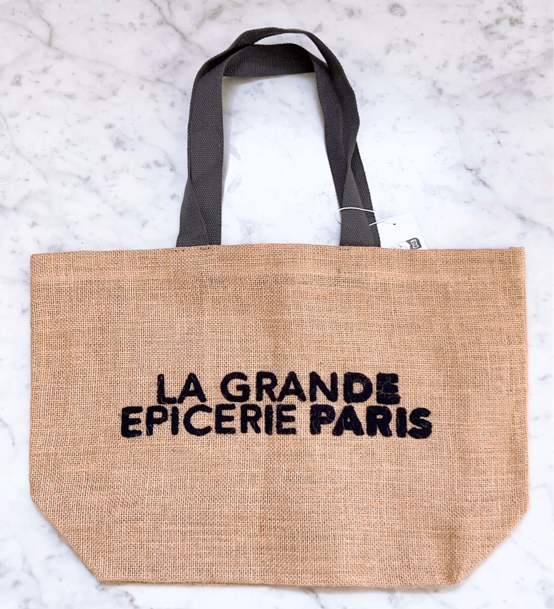 ★デイリーから旅行まで★【ボンマルシェ食品館】ジュートトート ボンマルシェ パリ Grande Epicerie de Paris ジュート トート