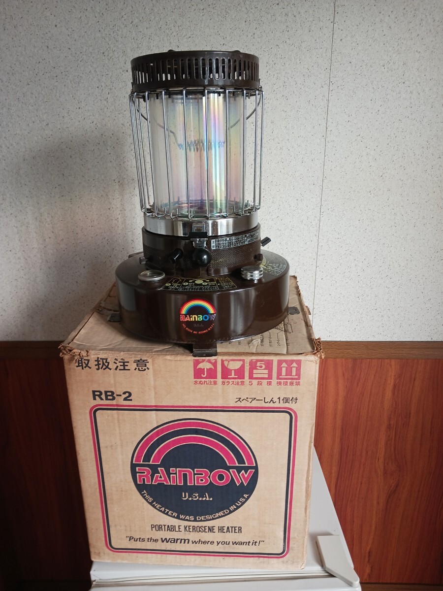 トヨトミ レインボーストーブ RB-2 3.5L 昭和レトロ アンティーク 当時物_画像1