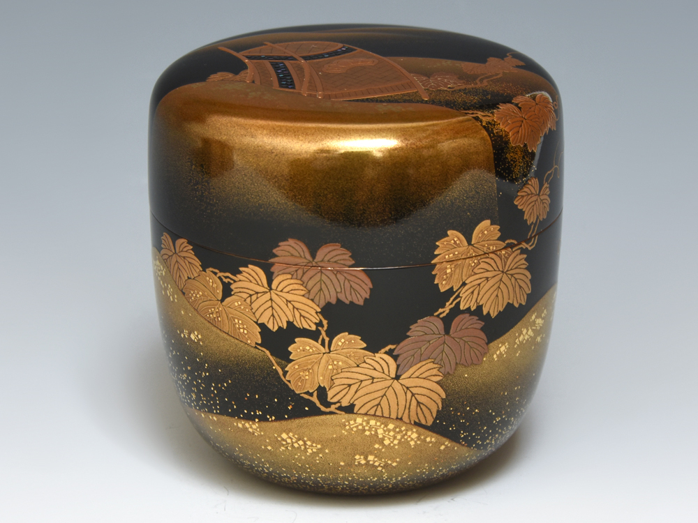 【 E468 】 究極の美しさ 輪島塗最高峰の蒔絵師 一后一兆作 住吉蒔絵棗 Yahoo!オークション - 輪島塗 最高峰の蒔絵師 一后一兆(造)蔦