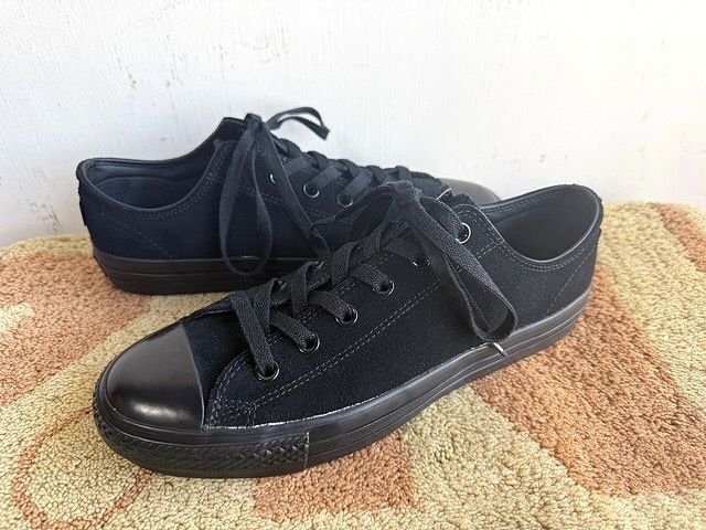 コンバース オールスター LOW 26.5cm 黒 スエード_画像1