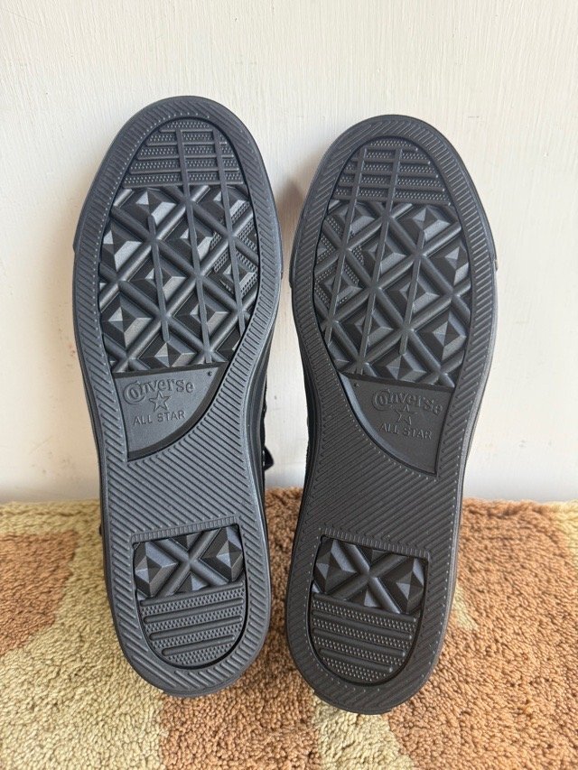 コンバース オールスター LOW 26.5cm 黒 スエード_画像5