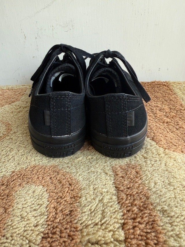 コンバース オールスター LOW 26.5cm 黒 スエード_画像4