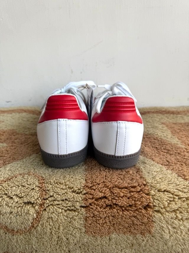  Adidas samba Classic OG 29cm IG1025 белый × красный 