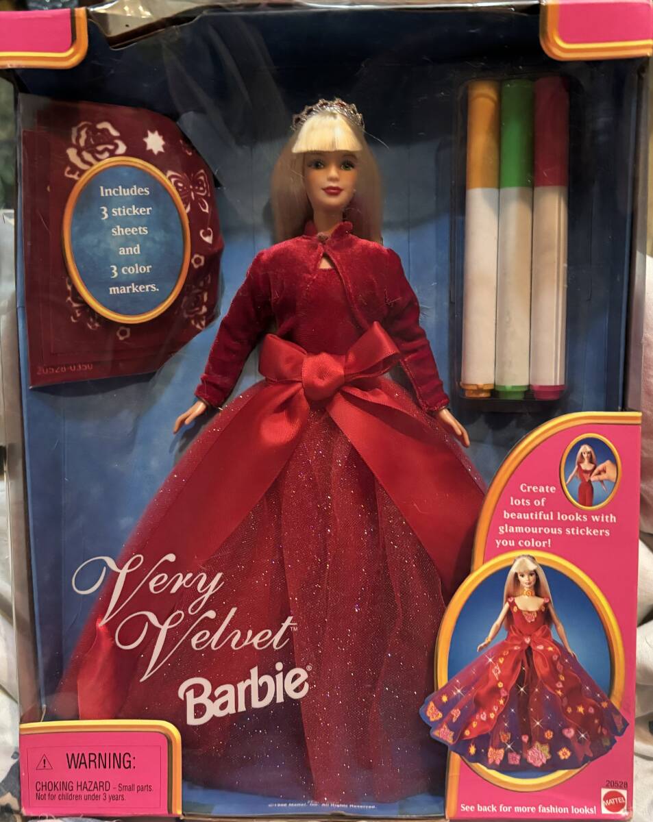 Very Velvet Barbie 1998年 未開封 新品同様 難あり