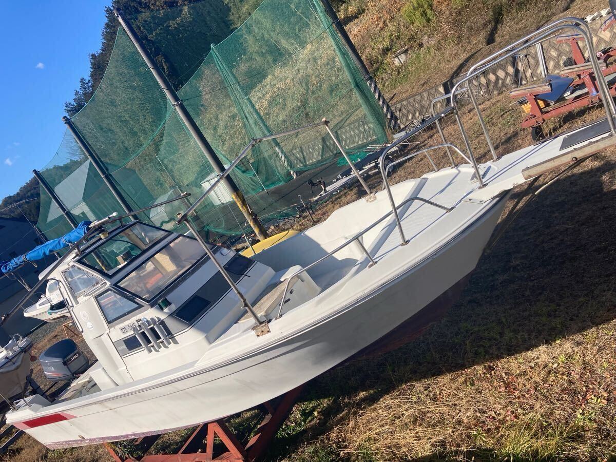 ☆広島発 YAMAHA UF23 陸送可能 油圧操舵(小型モーターボート ☆広島発 YAMAHA UF23 陸送可能 油圧操舵(小型モーターボート