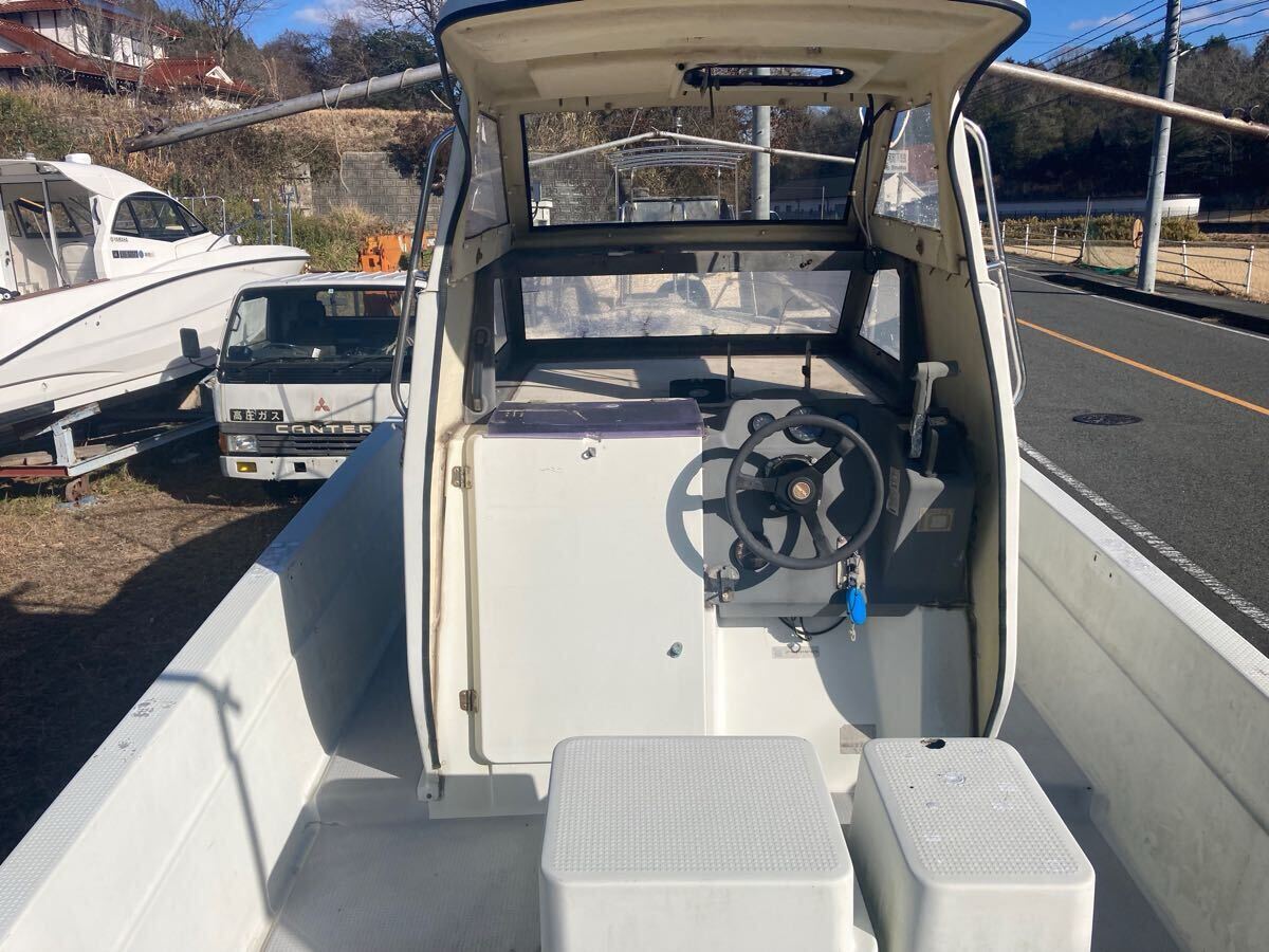☆広島発 YAMAHA UF23 陸送可能 油圧操舵(小型モーターボート ☆広島発 YAMAHA UF23 陸送可能 油圧操舵(小型モーターボート