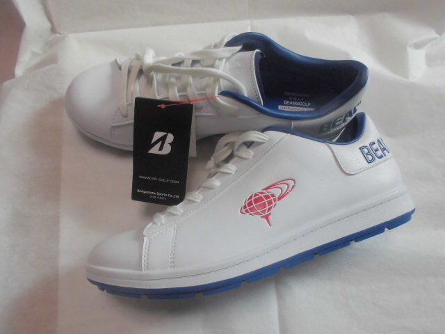 【新品 正規品】ブリヂストンゴルフ&BEAMS GOLF ZSP-BITER スパイクレスシューズ メンズ 27.0 SHG22B ビームス