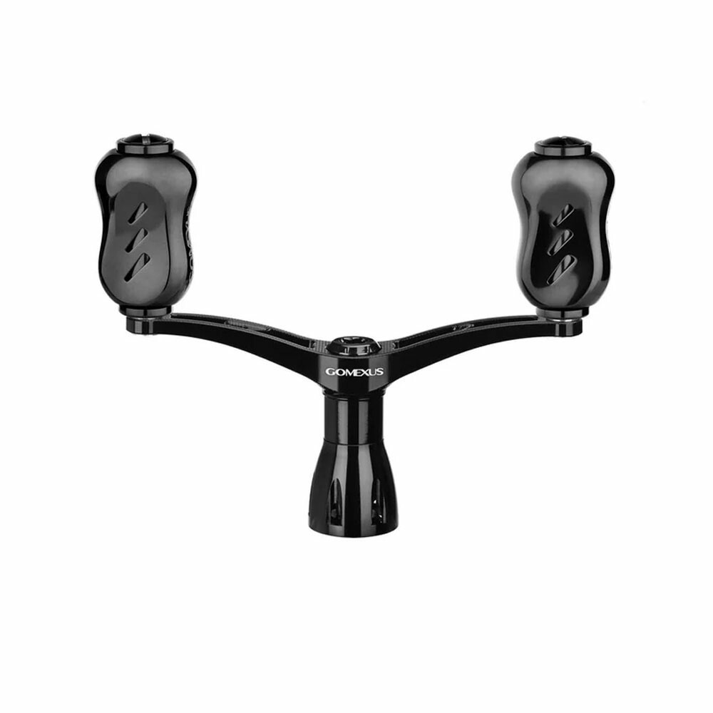 ゴメクサス CY-T22 超々ジュラルミン製ハンドル チタンノブ付 98mm ダイワ用 ブラック(gome-666965)MYD98T22BKBK [M便 1/2]