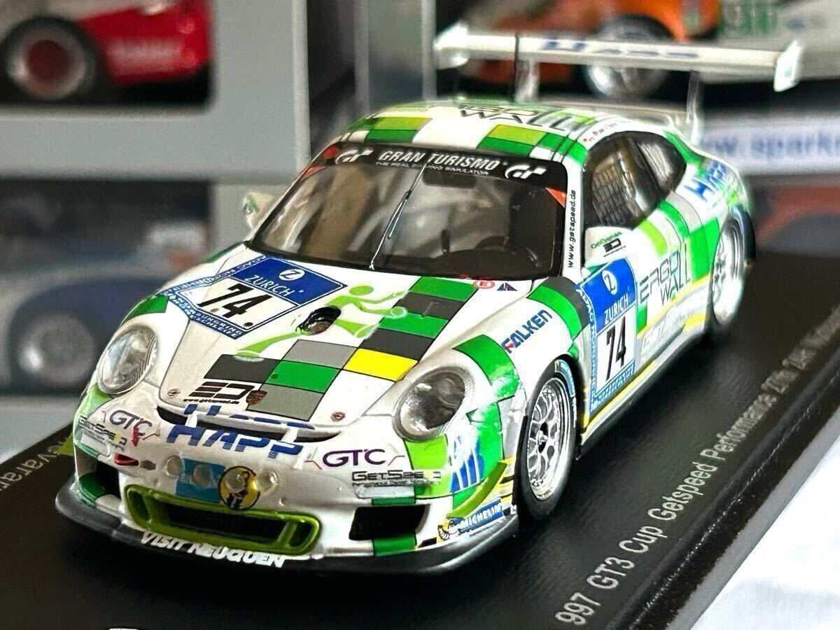 スパーク1/43 Porsche 997 GT3 Cup Getspeed Performance n°74 27th 24H Nurburgring 2015 [SG197] 139/300