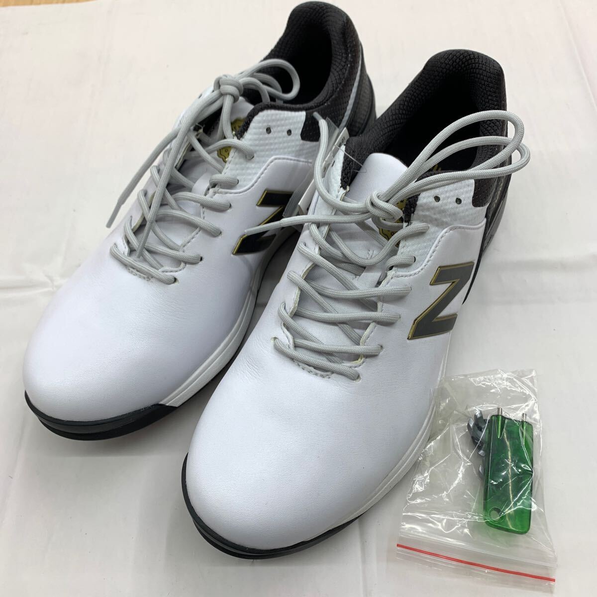 即決■展示品 ゴルフシューズ / new balance ニューバランス　MG2500　ホワイトブラック　27.5cm