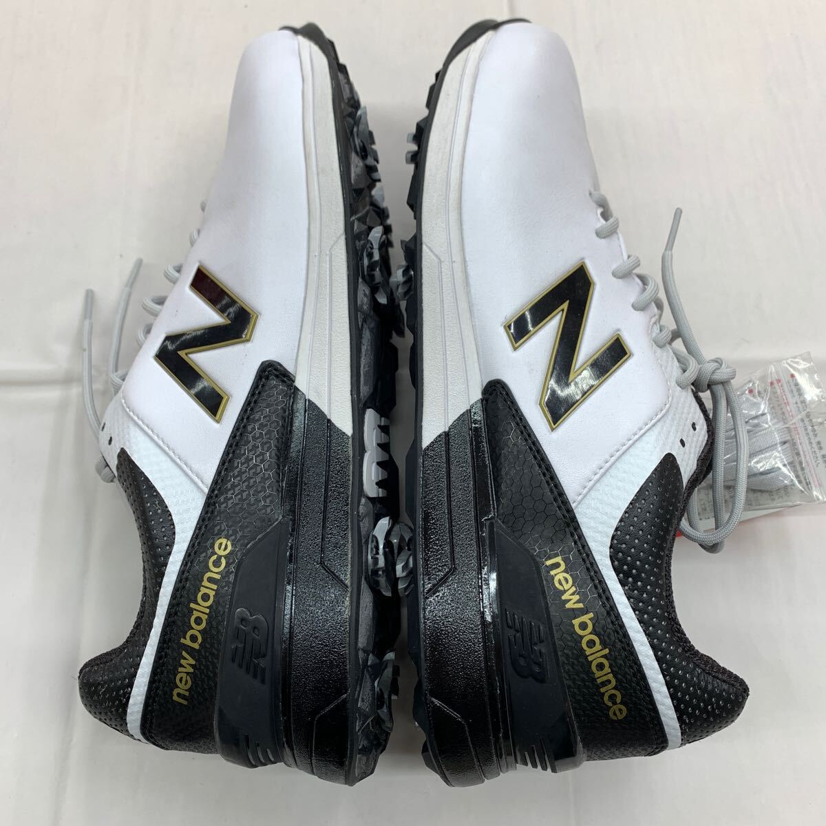 即決■展示品 ゴルフシューズ / new balance ニューバランス　MG2500　ホワイトブラック　27.5cm