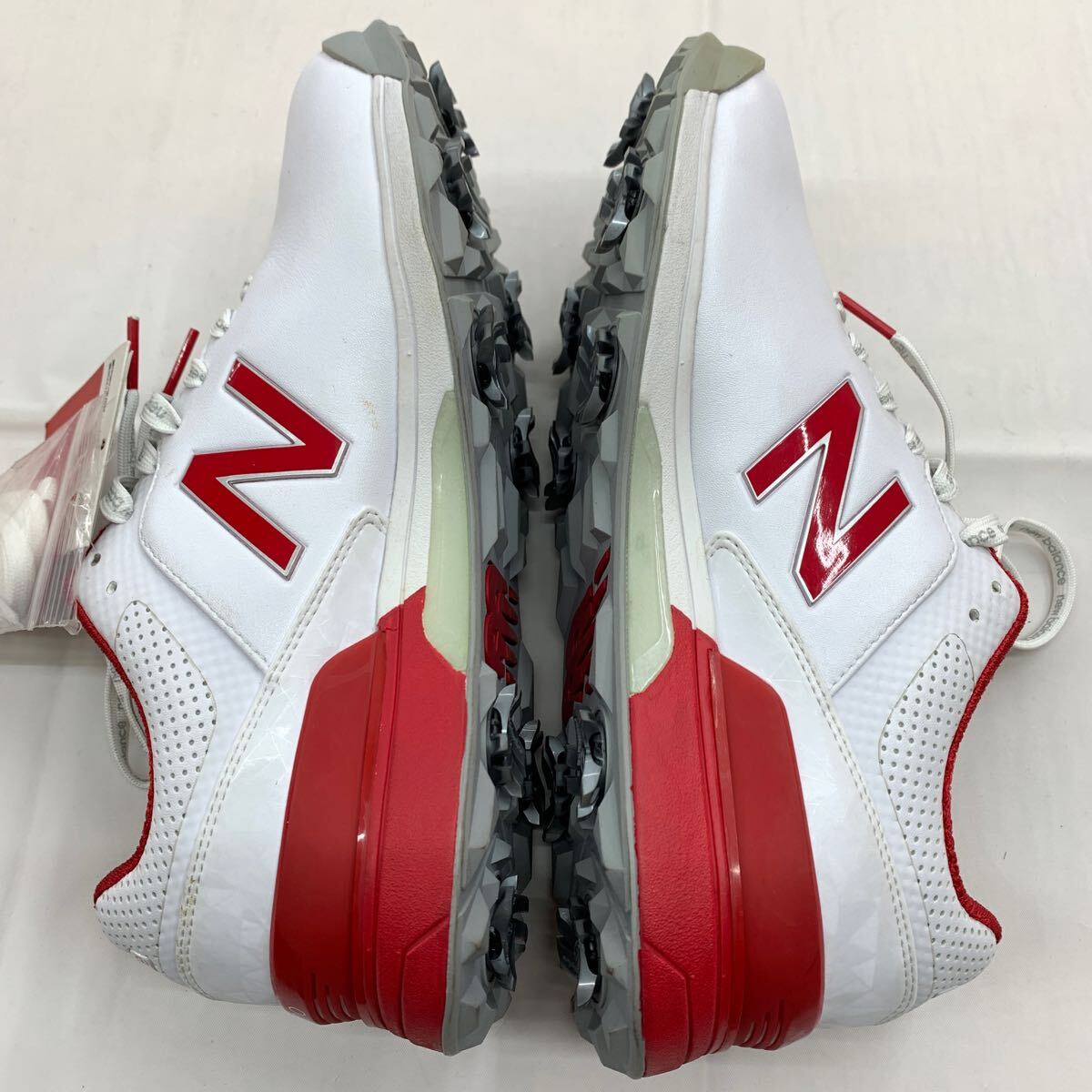 即決■展示品 ゴルフシューズ / new balance ニューバランス　MG2500　ホワイトレッド　24.5cm