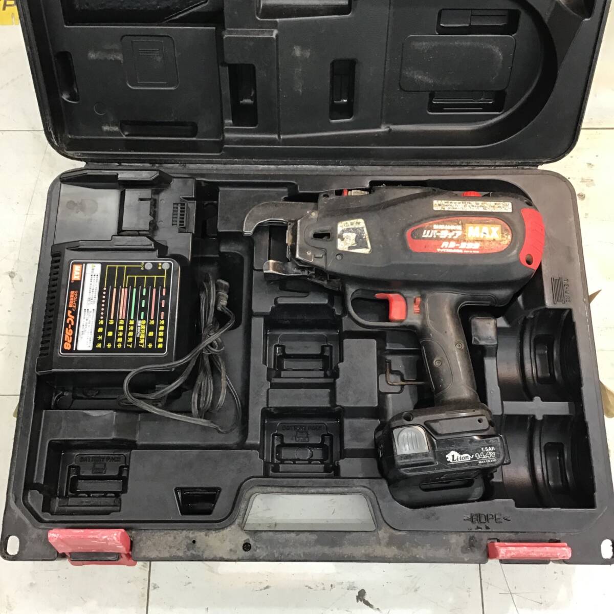 【現状品】 マックス/MAX 鉄筋結束機 リバータイア・RB-399-B2C ■送料無料・代引き・店頭受取対応■