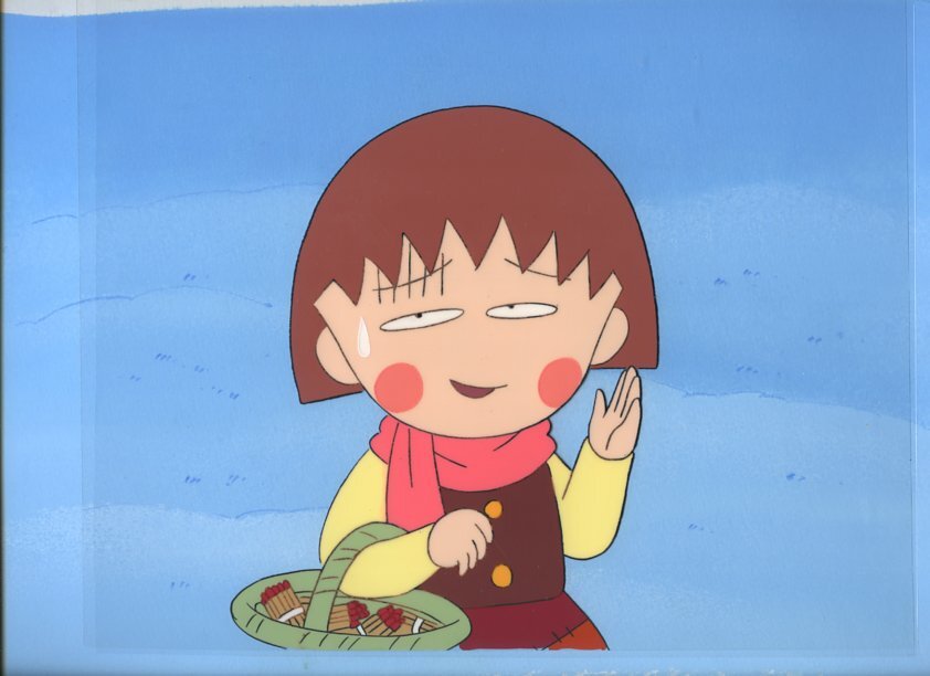 Aセル画 ちびまる子ちゃん(背景付) 其の6 - ちびまる子ちゃん Aセル画 ちびまる子ちゃん(背景付) 其の6 - ちびまる子ちゃん