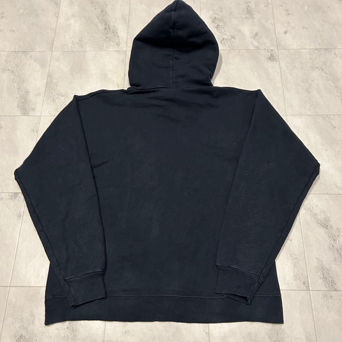 90s THRASHER MAGAZINE スラッシャー プリント 裏起毛 プルオーバー ビンテージ スウェット パーカー_画像6