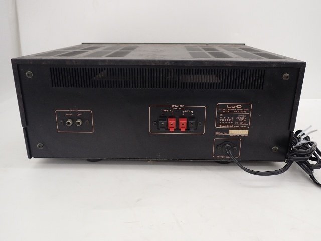 ジャンク品】HITACHI/Lo-D ステレオパワーアンプ HMA-8300 日立 ジャンク品】HITACHI/Lo-D ステレオパワーアンプ HMA-8300 日立