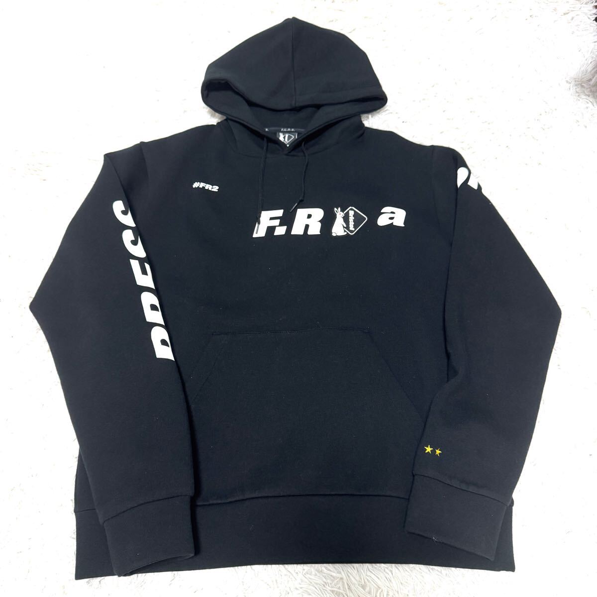美品 FCRB #FR2 コラボ スウェット セットアップ パーカー L 美品 FCRB #FR2 コラボ スウェット セットアップ パーカー L