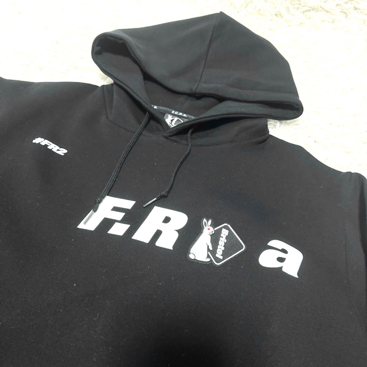 美品 FCRB #FR2 コラボ スウェット セットアップ パーカー L 美品 FCRB #FR2 コラボ スウェット セットアップ パーカー L