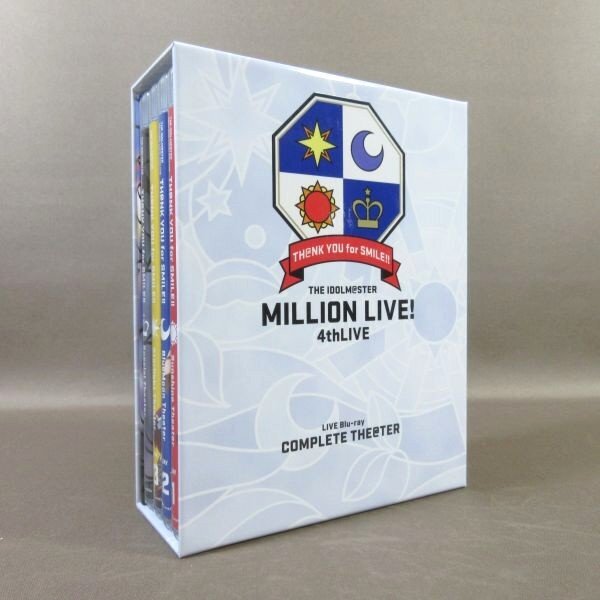 K585●「THE IDOLM＠STER MILLION LIVE! 4thLIVE TH＠NK YOU for SMILE!! LIVE Blu-ray COMPLETE THE＠TER 完全生産限定」BOX (4th)