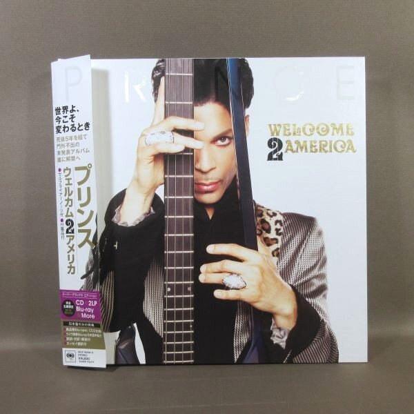 F368●プリンス PRINCE「ウェルカム?2?アメリカ スーパー?デラックス?エディション 完全生産限定」Blu-spec CD＋2LP＋Blu-ray＋特典