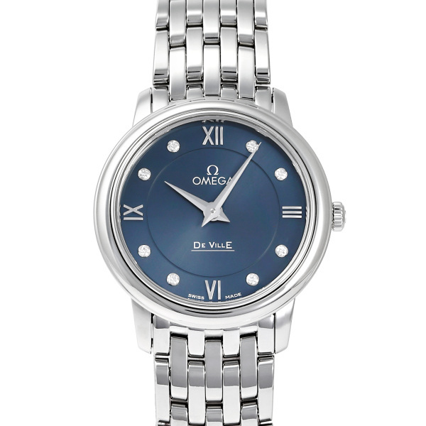  Omega OMEGAte* vi ru prestige 424.10.27.60.53.001 голубой циферблат новый товар наручные часы женский 