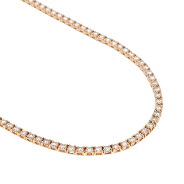 テニスダイヤネックレス　k18 K18イエローゴールド ダイヤモンド テニス ネックレス : ジェム